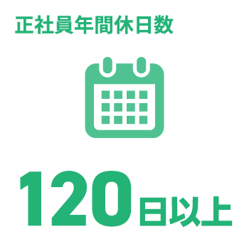 日能研関東グループ　採用 年間休日数